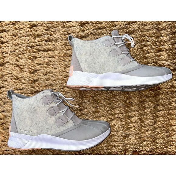 Sorel Out N About III Classic Leather Boot In Dove Peach Size Women’s 10 - Picture 6 of 16